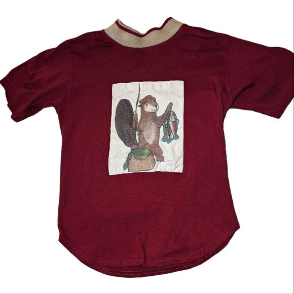 ‎Vintage beaver top 🦫🎣 - Picture 1 of 3